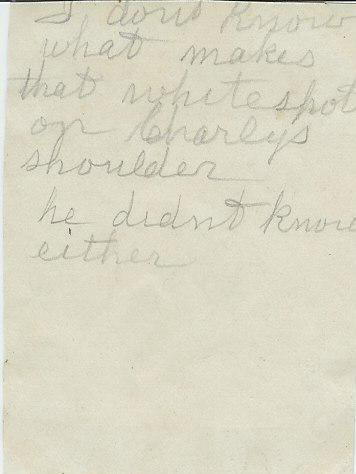 Charles Mosaley back